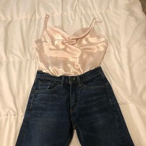 Medium wash straight leg Levi’s